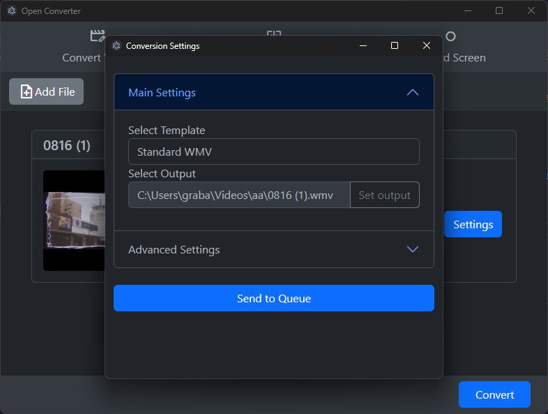 Github torrober openconverter open source video converter made with