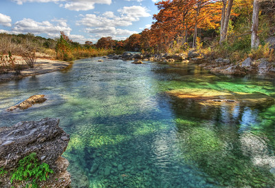 The Emerald pools of the Frio River (HDR)