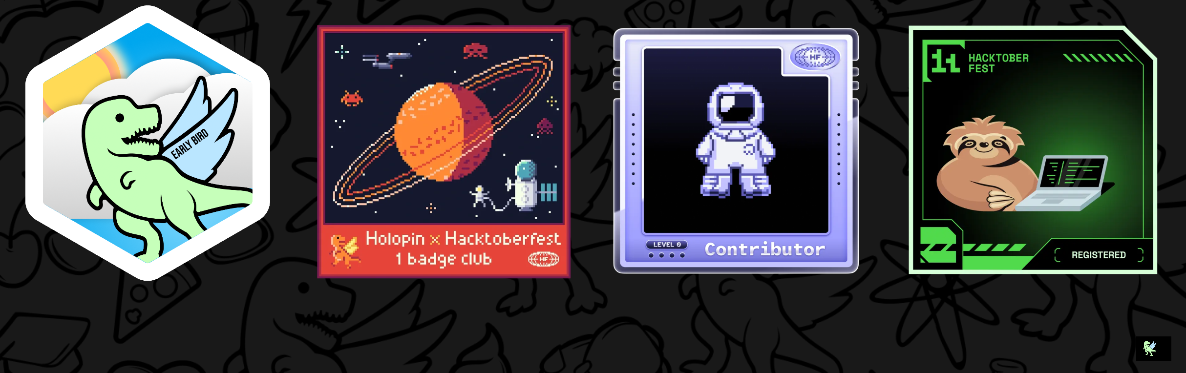 An image of @mohdmaazgani's Holopin badges, which is a link to view their full Holopin profile