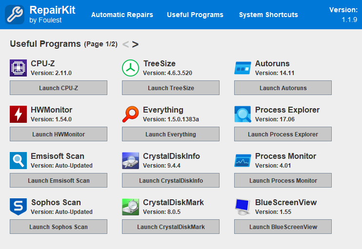 Useful Programs (Page 1/2)