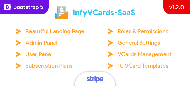 InfyVCards-SaaS