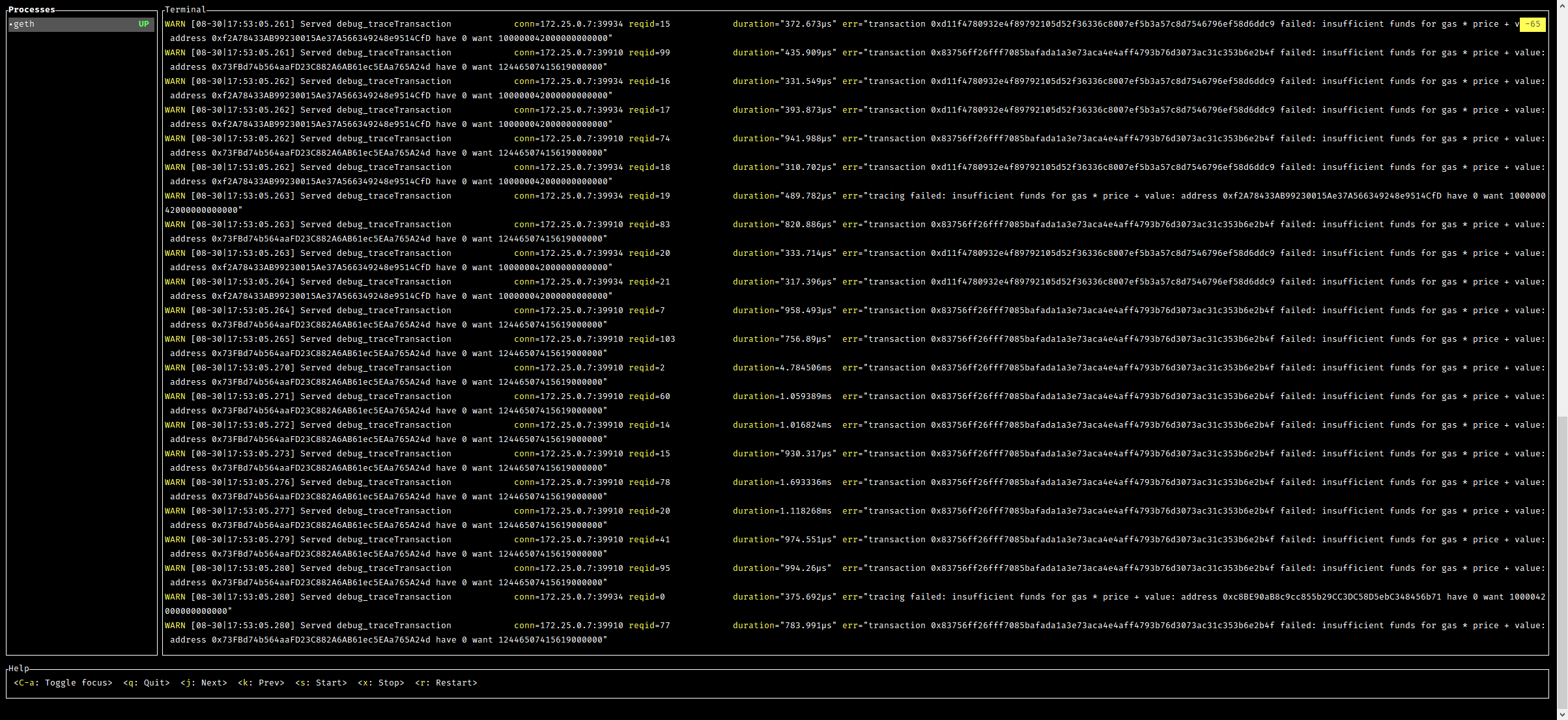 Stuck in perpetual debug_traceTranscation loop · Issue #8356 ...