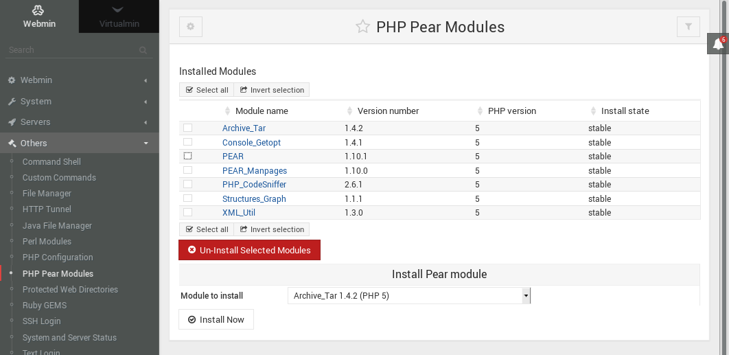 PHP Pear Module