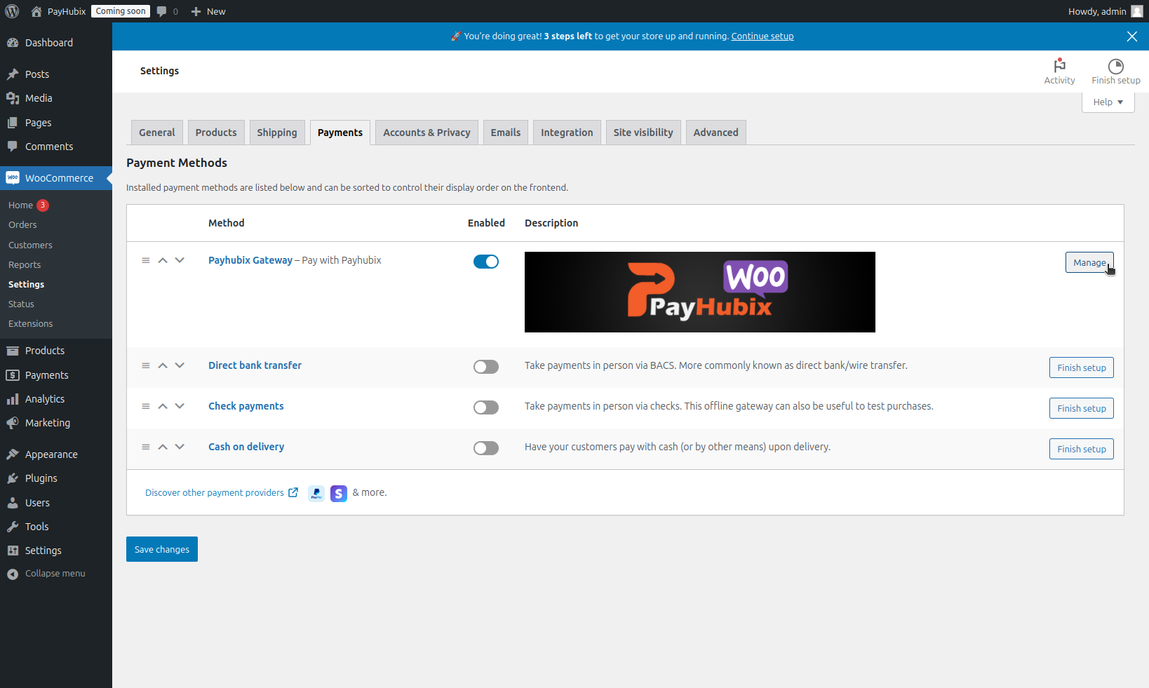 payhubix-gateway-for-woocommerce