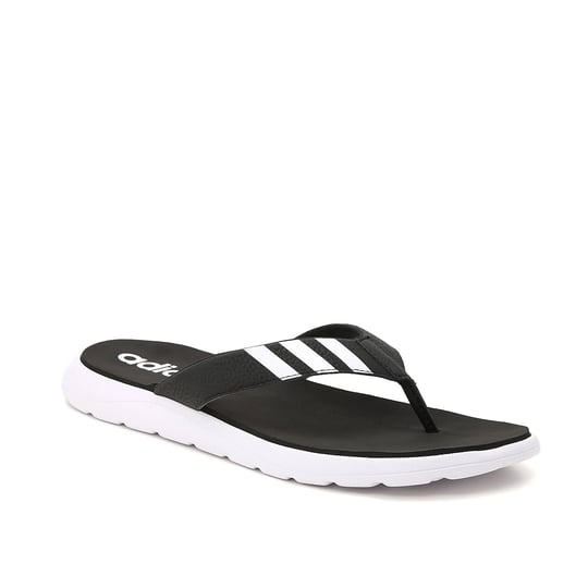 adidas-mens-comfort-flip-flop-black-white-1