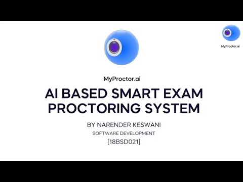 MyProctor.ai AI BASED SMART ONLINE EXAMINATION PROCTORING SYSYTEM