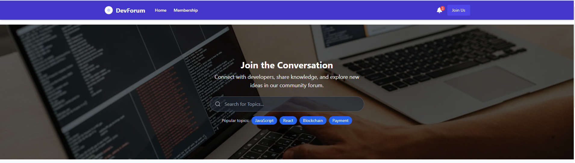 GitHub - ishaq60/DevForum-clientside: DevForum is a full-featured MERN ...