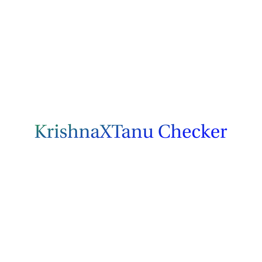 Krishna-CC-Checker