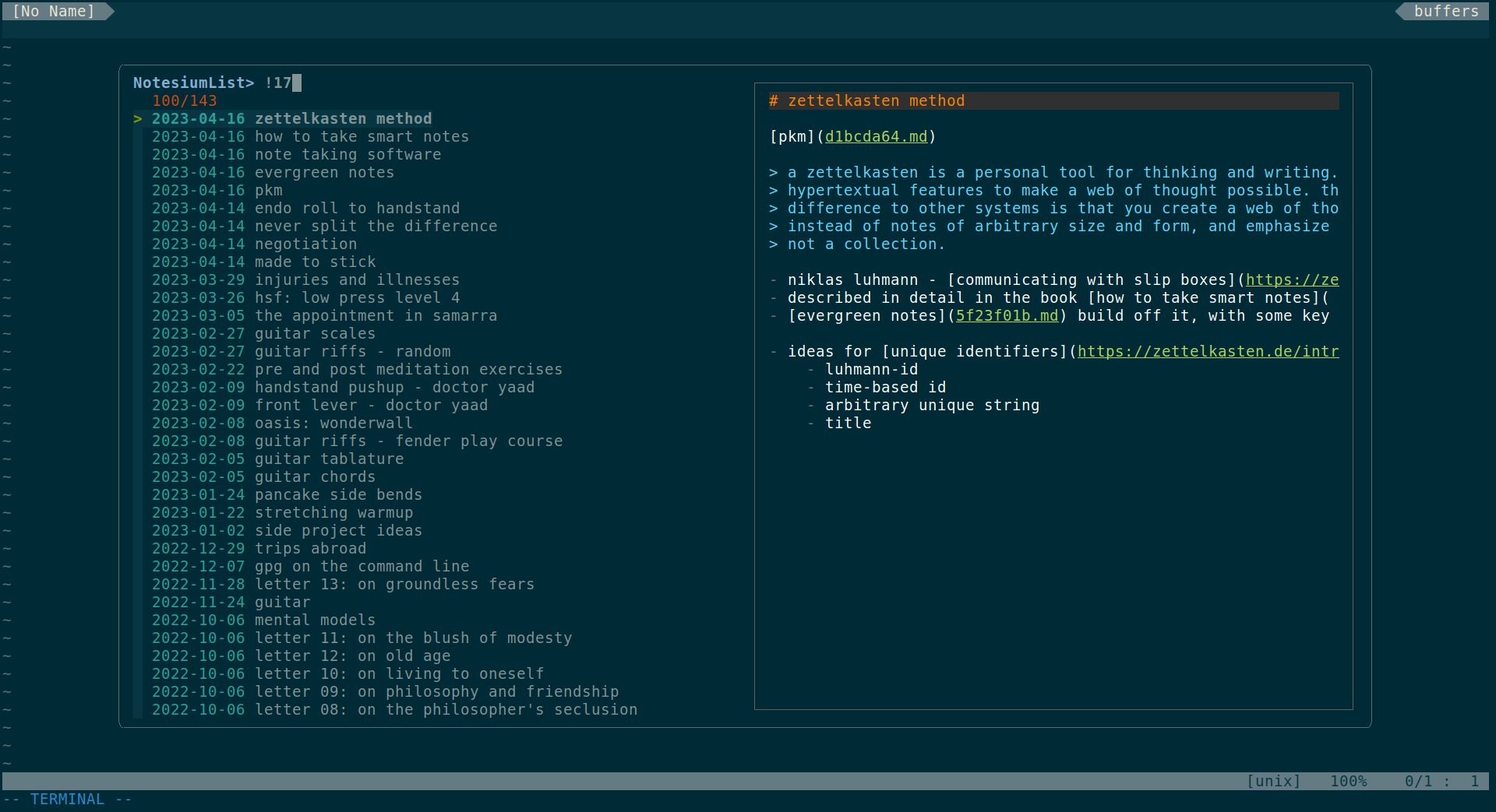 image: vim prefixed mtime