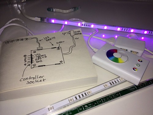 IKEA led bar controller connector / socket drawing