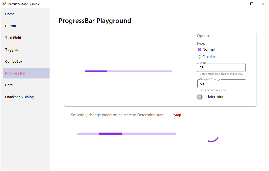 ProgressBar Tab