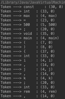 Example result