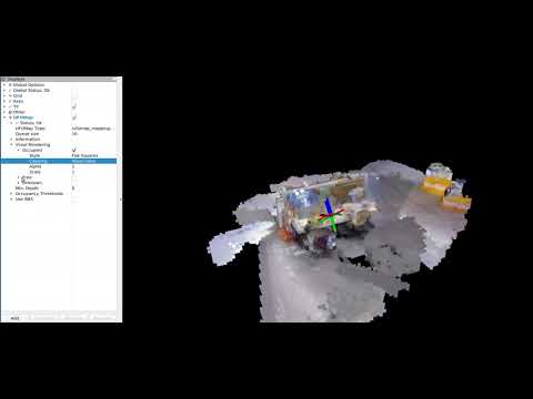 UFOMap RViz plugin video