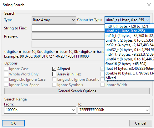 String Search Byte Array Search