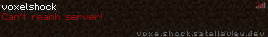 VOXELSHOCK server status indicator