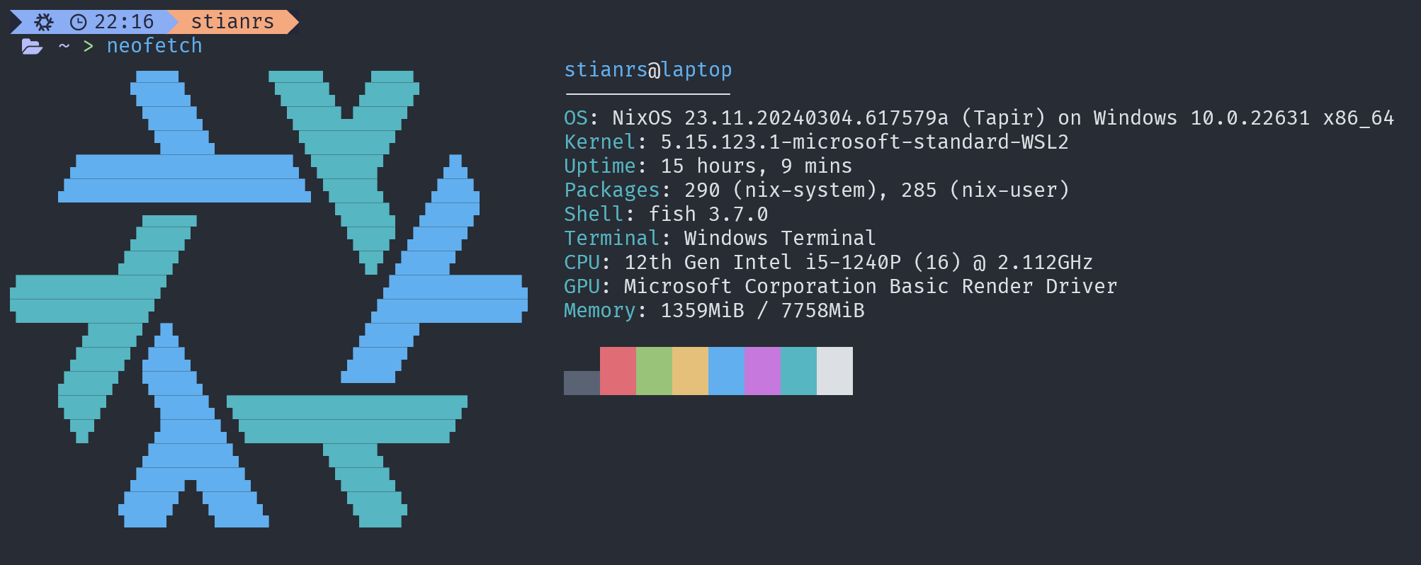 nixos neofetch