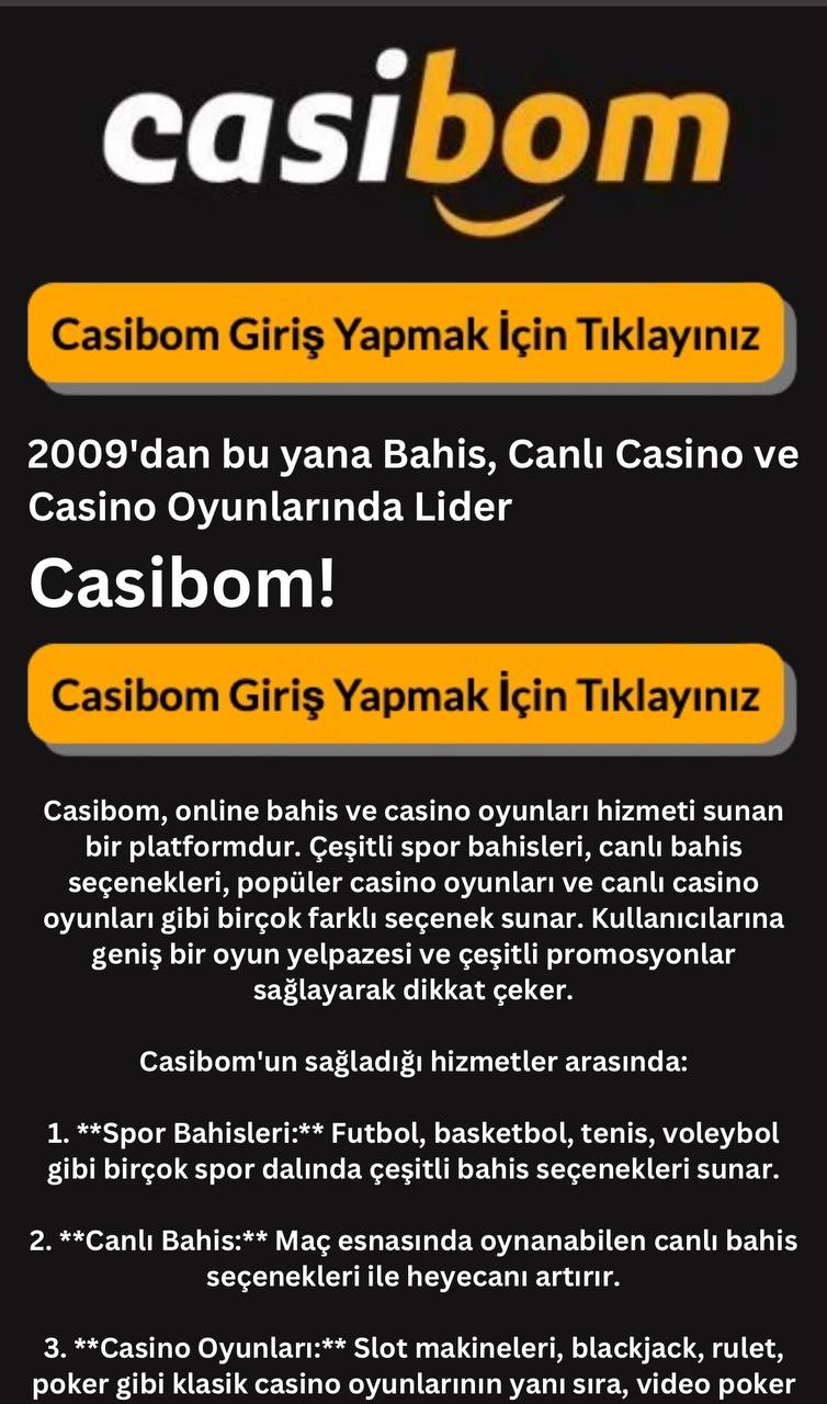 GitHub casbomgncel/casbom CASİBOM GÜNCEL GİRİŞ CASİBOM KAZANDIRIYOR