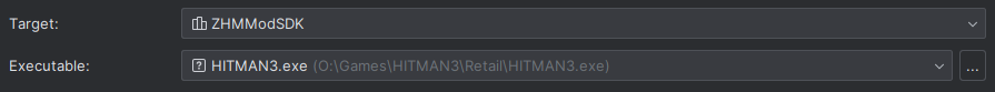 Set executable to HITMAN3.exe