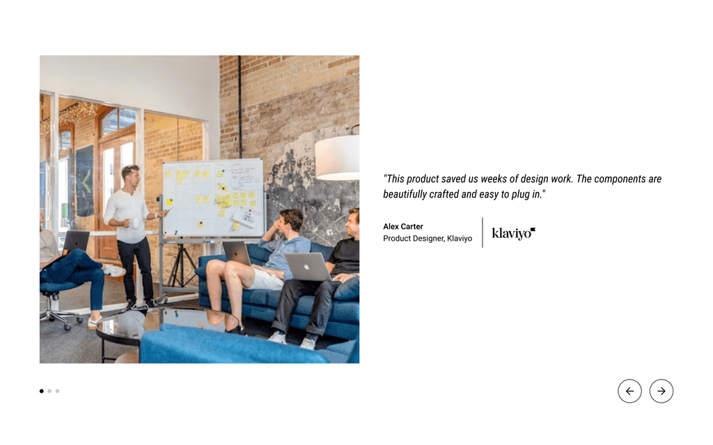 Testimonials Slider