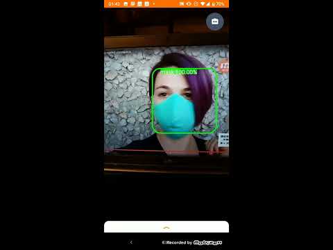 real time face mask detection in android