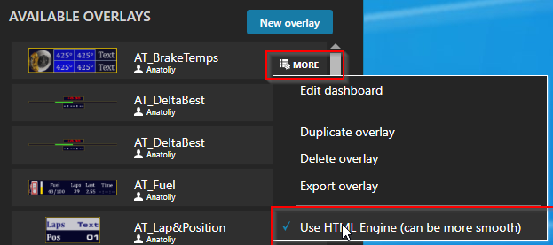 Dash Studio Overlays · SHWotever/SimHub Wiki · GitHub