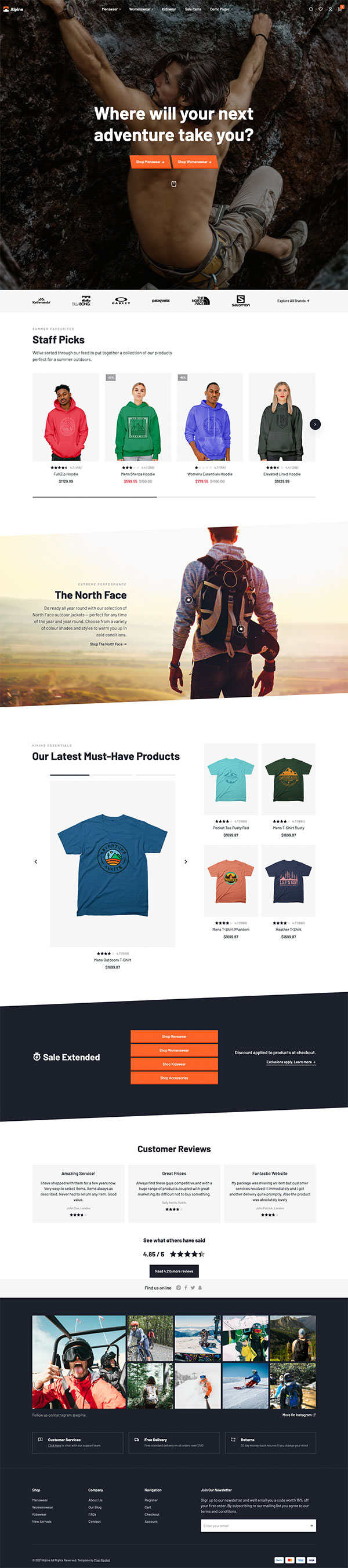 Bootstrap 5 Responsive HTML Fashion Store Template