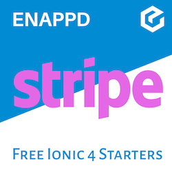 Ionic 4 Stripe Payment starter