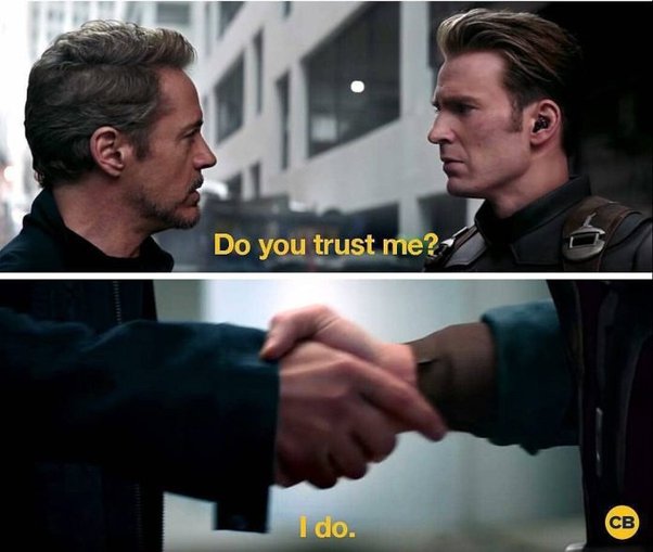 Ironman and CA handshake