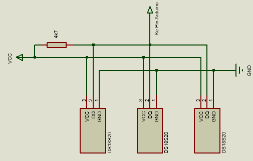 OneWire zapojenie