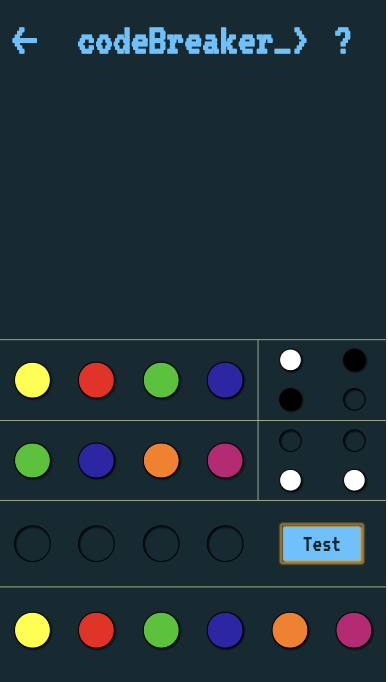 CodeBreaker screenshot