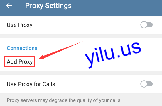 proxy for Telegram Android