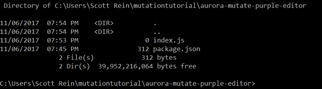 mutation setup