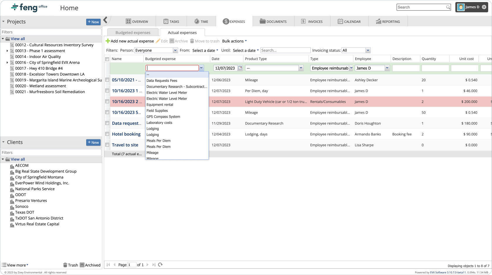 fengoffice Kanban Board for To-Dos