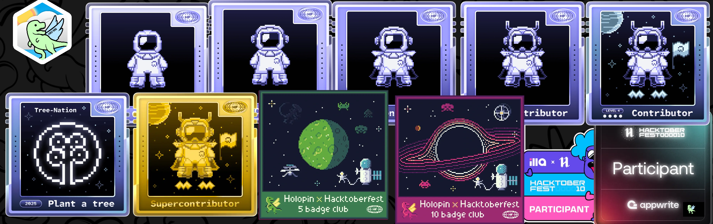 An image of @anshraj112's Holopin badges