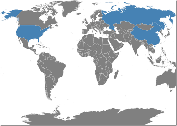 World Country Map Example