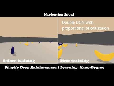 Double DQN with proportional prioritization