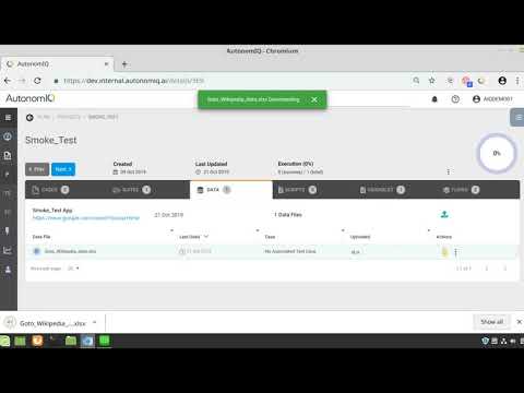 How to download a Data Sheet on a AIQ Project?