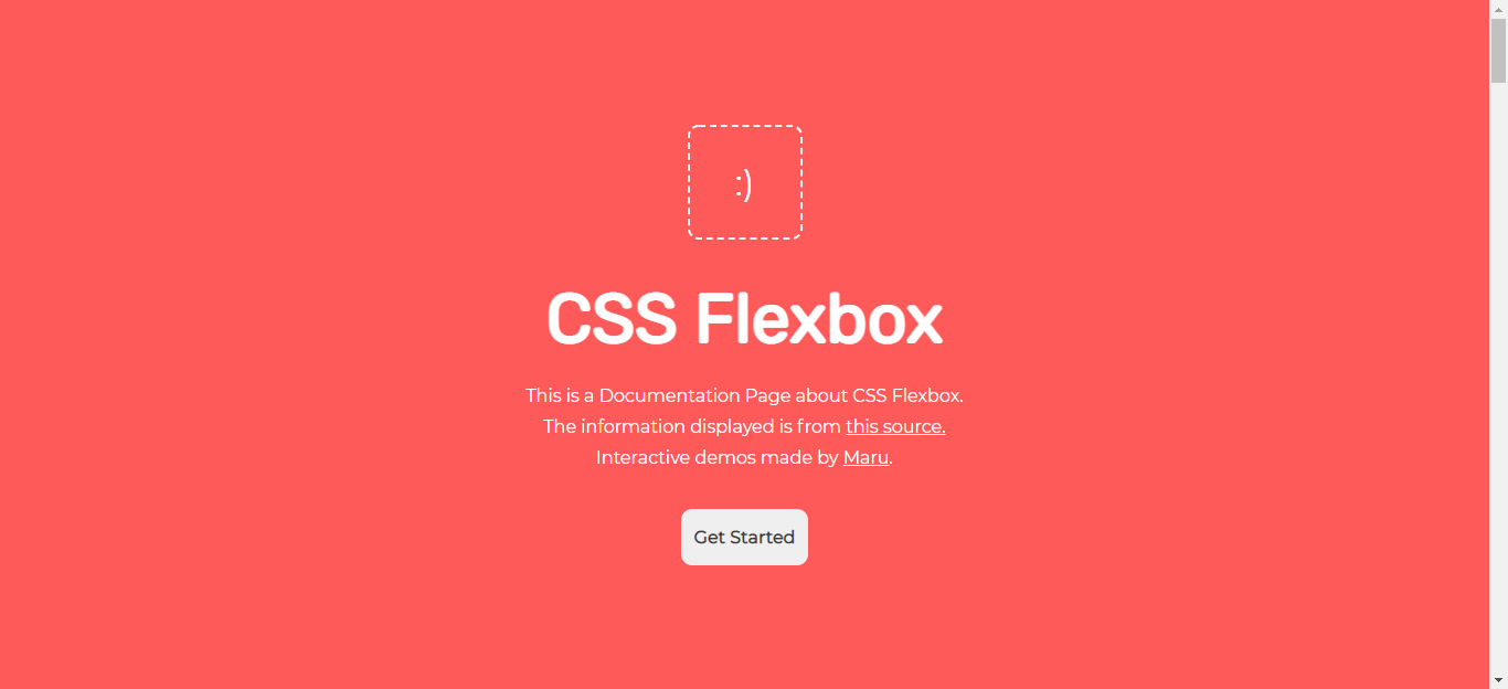 GitHub - marugy99/flexbox-doc: A Flexbox Documentation Page with ...