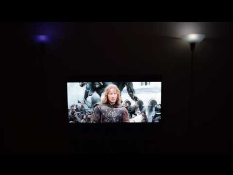 Kodi + Lifx + Ambilight + Movie (LOTR) Test