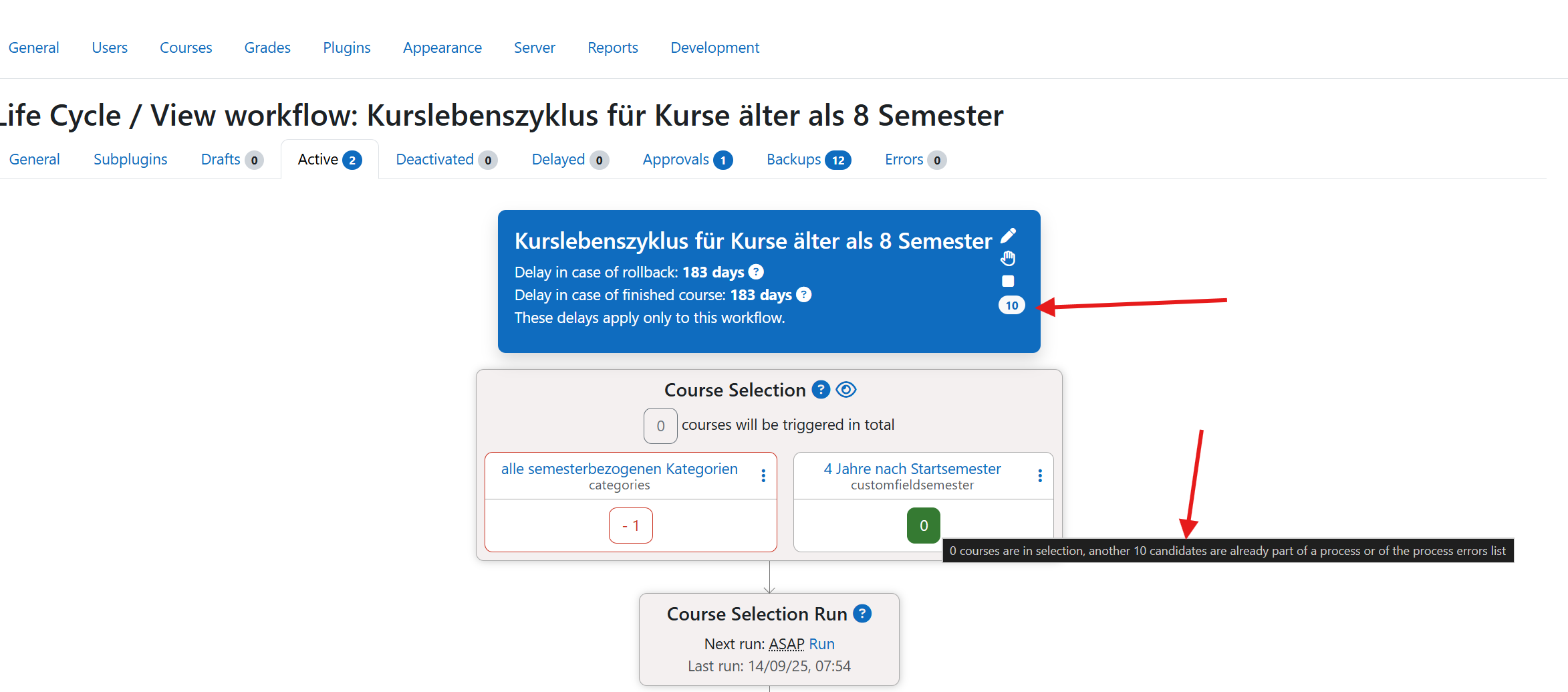 Trigger Tooltips and In-Process Indication
