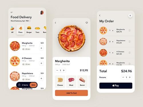 Food Delivery App UI/UX