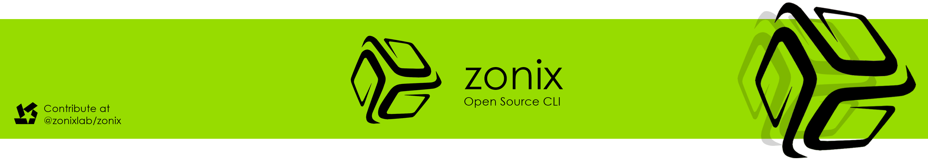 Zonix CLI banner