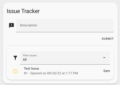 Lovelace Dashboard Card