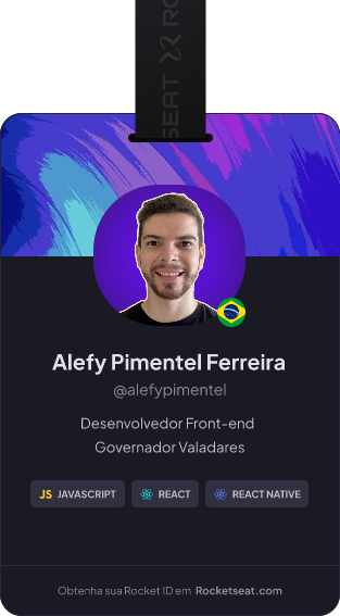 Alefy Pimentel Ferreira's Rocket ID
