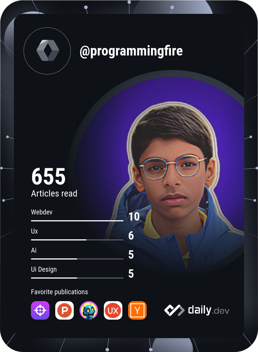 Nouman Rahman's Dev Card