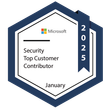 Security Top Customer Contributor | January 2025