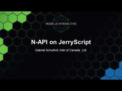 N-API on JerryScript video