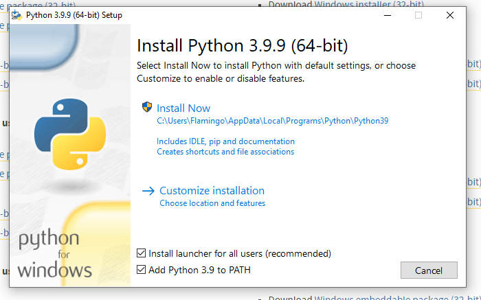 Python Installer