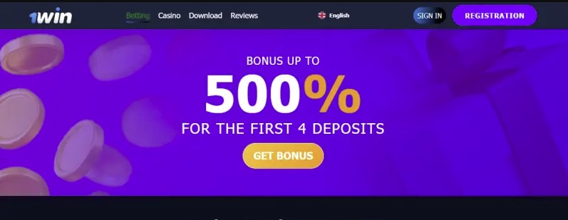 1win casino interface screenshot