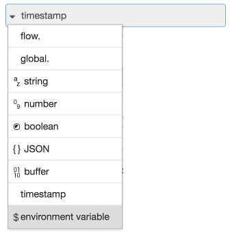 TypedInput Environment Variable